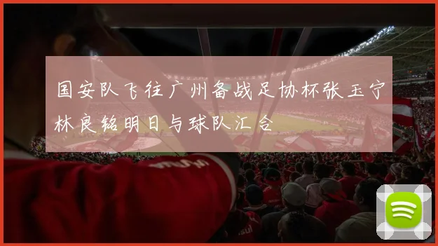 国安队飞往广州备战足协杯张玉宁林良铭明日与球队汇合